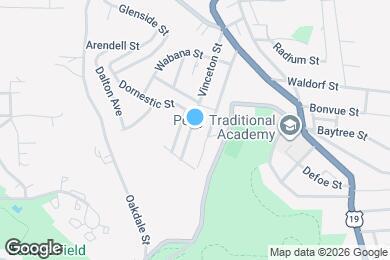 Map image of the property - 3932 Vinceton St.