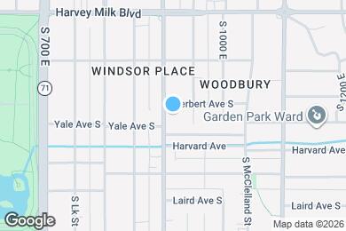 Map image of the property - 1057 S 900 E