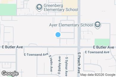 Map image of the property - 1344 S Bailey Ave