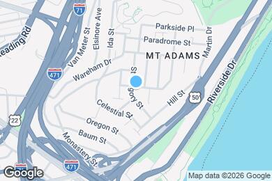 Map image of the property - 1052 St Gregory St