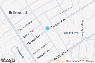 Map image of the property - 4002 Massie Ave