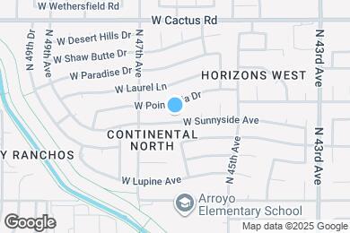 Map image of the property - 4614 W Sunnyside Ave