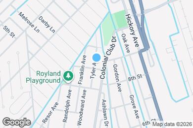 Map image of the property - 925 Tyler Ave