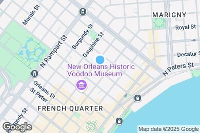 Map image of the property - 727 Ursulines Ave