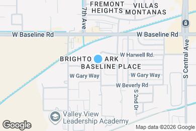 Map image of the property - 504 W Beautiful Ln