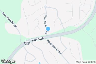 Map image of the property - 1303 River Club Dr NE