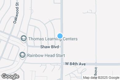 Map image of the property - 8531 Lowell Blvd