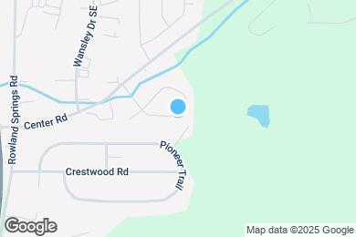 Map image of the property - 37 White Oak Dr SE