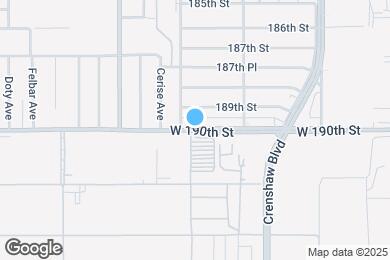 Map image of the property - 3417 W 190th St