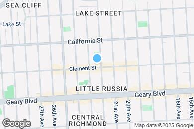 Map image of the property - 2120 Clement St