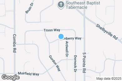 Map image of the property - 6815 Turnberry Way