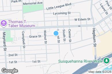 Map image of the property - 605 Grace St