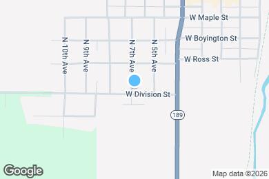 Map image of the property - 28 N 7th Ave