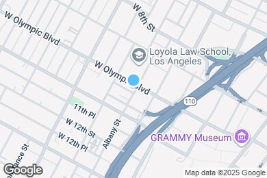 Map image of the property - 1400 W Olympic Blvd
