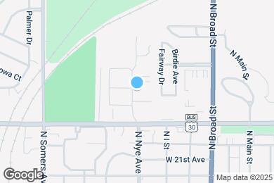 Map image of the property - Nye Apartments