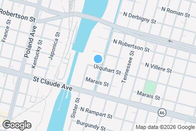 Map image of the property - St. Claude Gardens