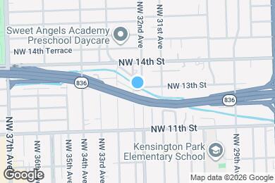 Map image of the property - 1255 NW 32nd Ct