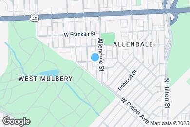Map image of the property - 3703 W Saratoga St
