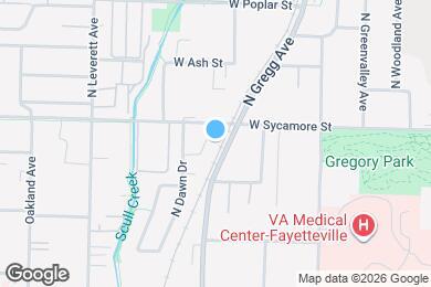 Map image of the property - 579 W Moan Pl