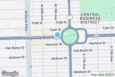 Map image of the property - 1820 Hollywood Blvd