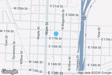 Map image of the property - 201 E 17th St