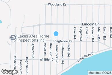 Map image of the property - N3163 Tamarack Rd