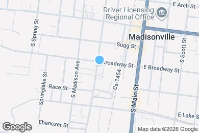 Map image of the property - 178 W Broadway St
