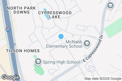 Map image of the property - 614 Cypresswood Trce