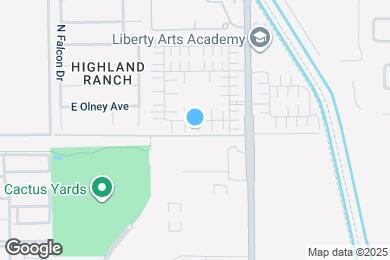 Map image of the property - 4693 E Olney Ave