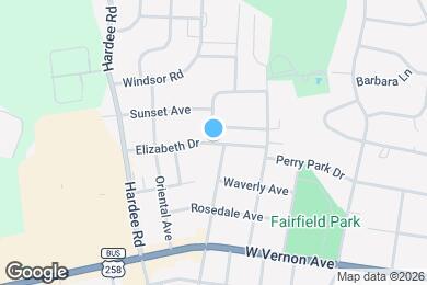 Map image of the property - 1709 Elizabeth Dr