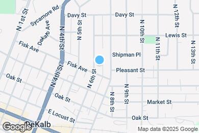 Map image of the property - 512 N 6th St
