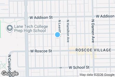 Map image of the property - 3442 N Leavitt St