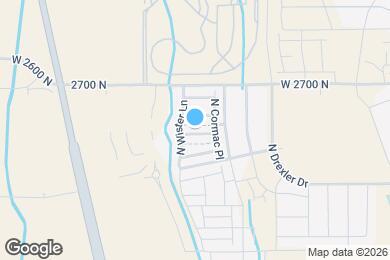 Map image of the property - 4448 W 2550 N