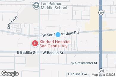 Map image of the property - Covina Plaza Apartments