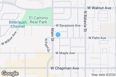 Map image of the property - 1226 W Palm Ave