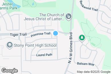 Map image of the property - 2102 Bluebonnet Dr
