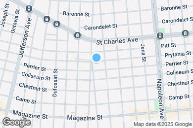 Map image of the property - 4820 Prytania St