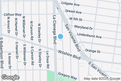Map image of the property - 123 N. Hamilton Dr. Apartments