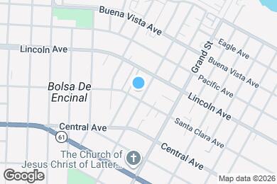 Map image of the property - 1551 Santa Clara Ave