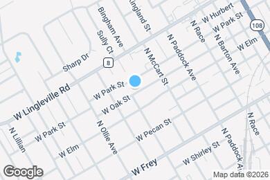 Map image of the property - 981 W Oak St