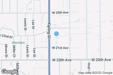Map image of the property - 9842 W 22nd Pl