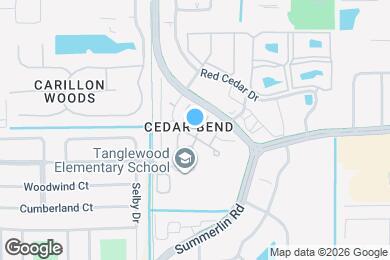 Map image of the property - 5217 Cedarbend Dr