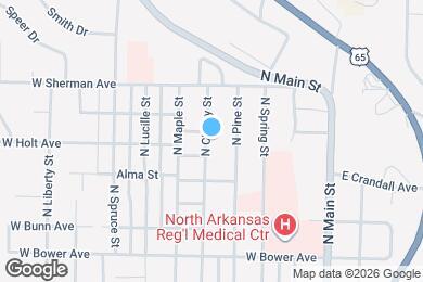 Map image of the property - 1005 N Cherry St