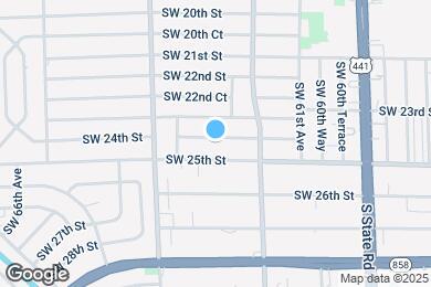 Map image of the property - 6242 SW 24th St