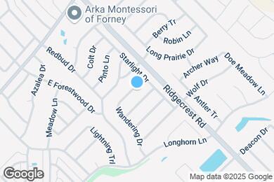 Map image of the property - 154 Wandering Dr