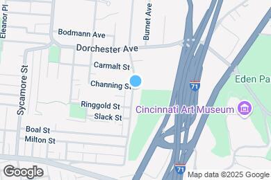 Map image of the property - 1824 Highland Ave