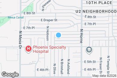 Map image of the property - 636 E 6th Pl