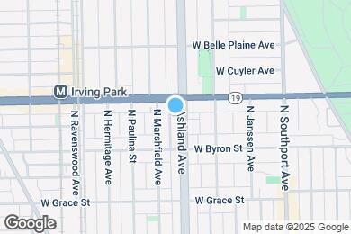 Map image of the property - 3938 N Ashland Ave