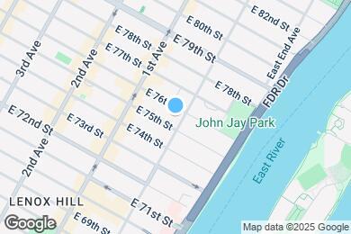 Map image of the property - 1427 York Ave