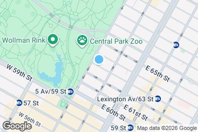 Map image of the property - 140 E 63rd St